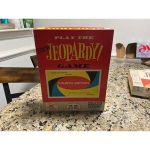 Vintage Milton Bradley Jeopardy Bd Game Fourth Edition 1970s Retro Trivia 4457